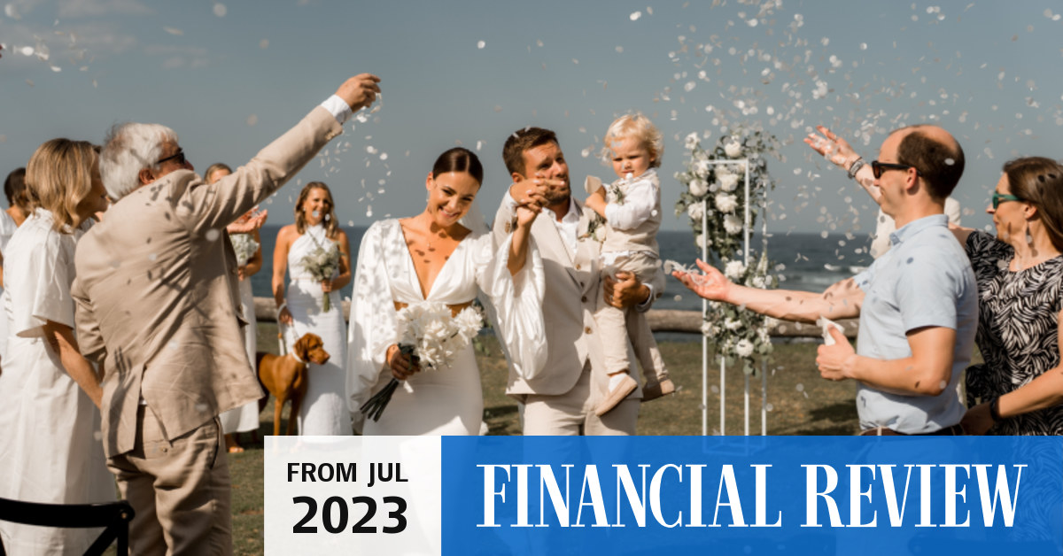 Average per person new arrivals cost wedding
